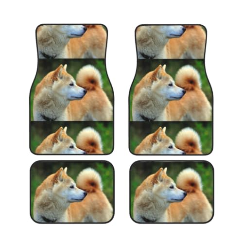 Alfombrillas Akita Inu para coche ideales para viajar con mascotas y familia