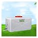 Réservoir d'eau Portable avec Robinet, 50 L sans Bpa, Carafe De Stockage d'eau pour Camping, Randonnée en Plein Air, Réservoir d'eau Horizontal Blanc d'urgence, avec Tuyau D'Arrosage De 2 M, Camping