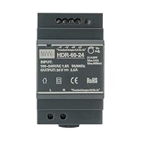 HDR-60-24 Hutschienen-Netzteil 24V 2,5A 60W, DIN-Schienen Schaltnetzteil, 85–264V AC auf 24V DC, für Schaltschrank, Industrieautomation und Gebäudeautomation – Ansicht 5