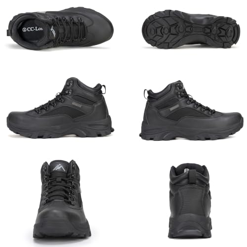 Image of CC-Los Men's Waterproof Hiking Boots Non-Slip Outdoor Walking Ankle Height