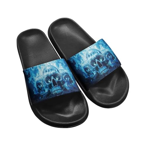 Slides Open Toe Sandals Mens Summer Beach Water Pool Shoes Lightweight Vacation Footwear US 6-11
