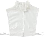 Photo Gallery ginton colletto finto,colletto finto staccabile,colletto finto camicia,donna doppio strato volant stand falso colletto finto abbottonato chiffon tinta unita elegante mezza camicia staccabile colletto Photo Gallery ginton colletto finto,colletto finto staccabile,colletto finto camicia,donna doppio strato volant stand falso colletto finto abbottonato chiffon tinta unita elegante mezza camicia staccabile colletto