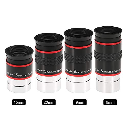 LIANGYAN 1.25 Polegadas 68 Graus Wide Angle Ocular Lente Do Olho Planetário Astronômico Telescópio O