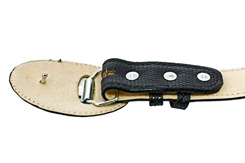 Mens Black Western Cowboy Belt Real Teju Lizard Skin Rodeo Buckle4