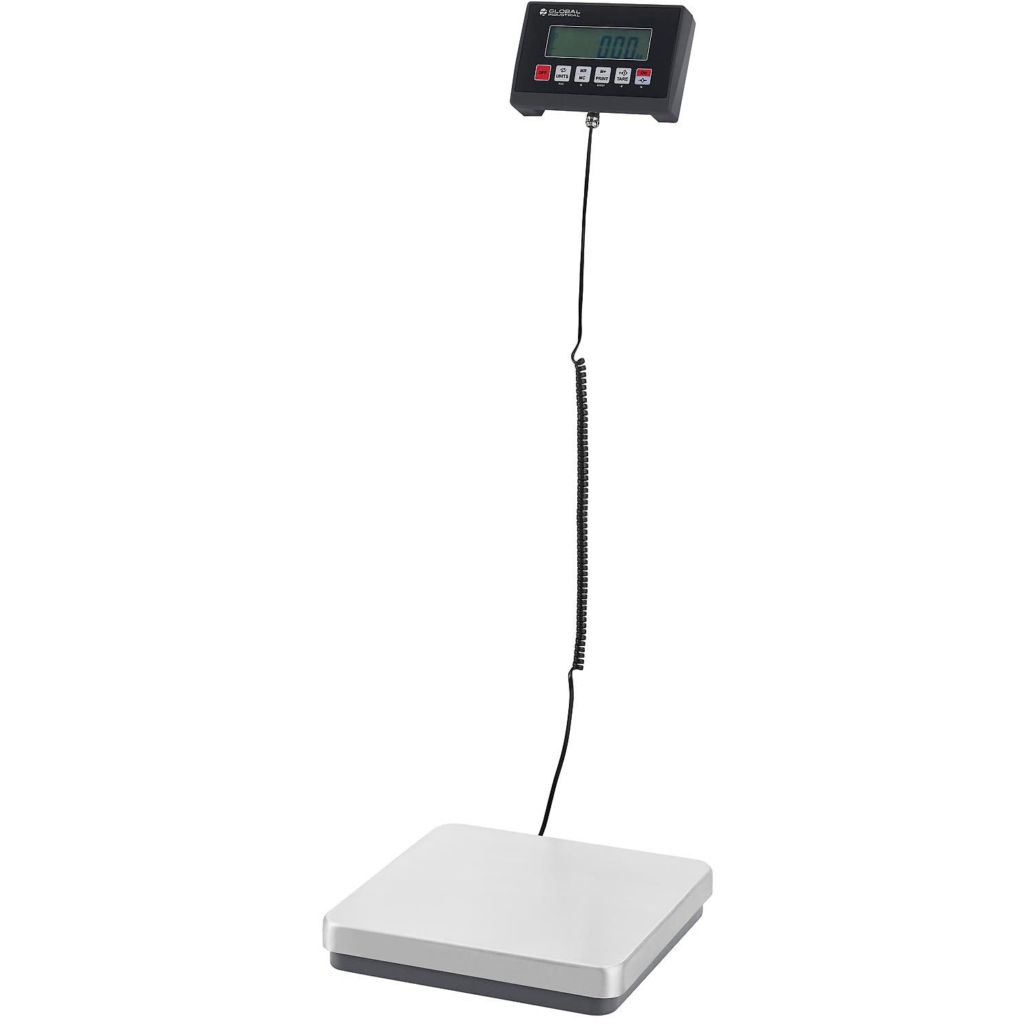 Global Industrial Digital Compact Bench Scale, 440 lb x 0.1 lb, RS-232 Interface