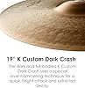 Zildjian K Custom Series - 19 Inch Dark Crash Cymbal #2
