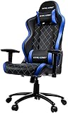 GTRACING Gaming Chair Heavy Duty Metal Base Ergonomic Racing Video Game Chair with Headrest and Lumbar Recliner Swivel Rocker Esports Chair Blue