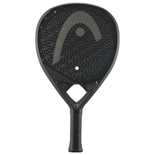 Image of HEAD Speed One X 2025 Padel Racquet | Auxetic 2.0, Graphene Inside, Power Foam, Smart Bridge Soft Butt Cap 2.0 Technology | Extreme Spin | 2D Carbon HS | Premium Design | Damp Plus Technology