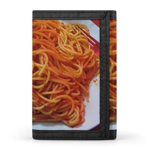 To Love Spaghetti Three Fold Wallet Compact Stylish And Convenient to Carry
