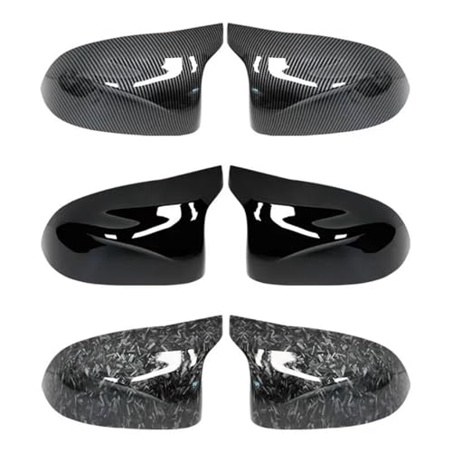 �C�h�~���[�n�E�W�� �ɓK������ F25 �ɓK������ X3 F26 �ɓK������ X4 F15 2015-2018 ���邢���L���b�v�Y�f�@�ۃX�^�C�������ԃ��A�r���[�T�C�h�~���[�J�o�[�g���� �T�C�h�~���[�L���b�v(Carbon fiber pattern)