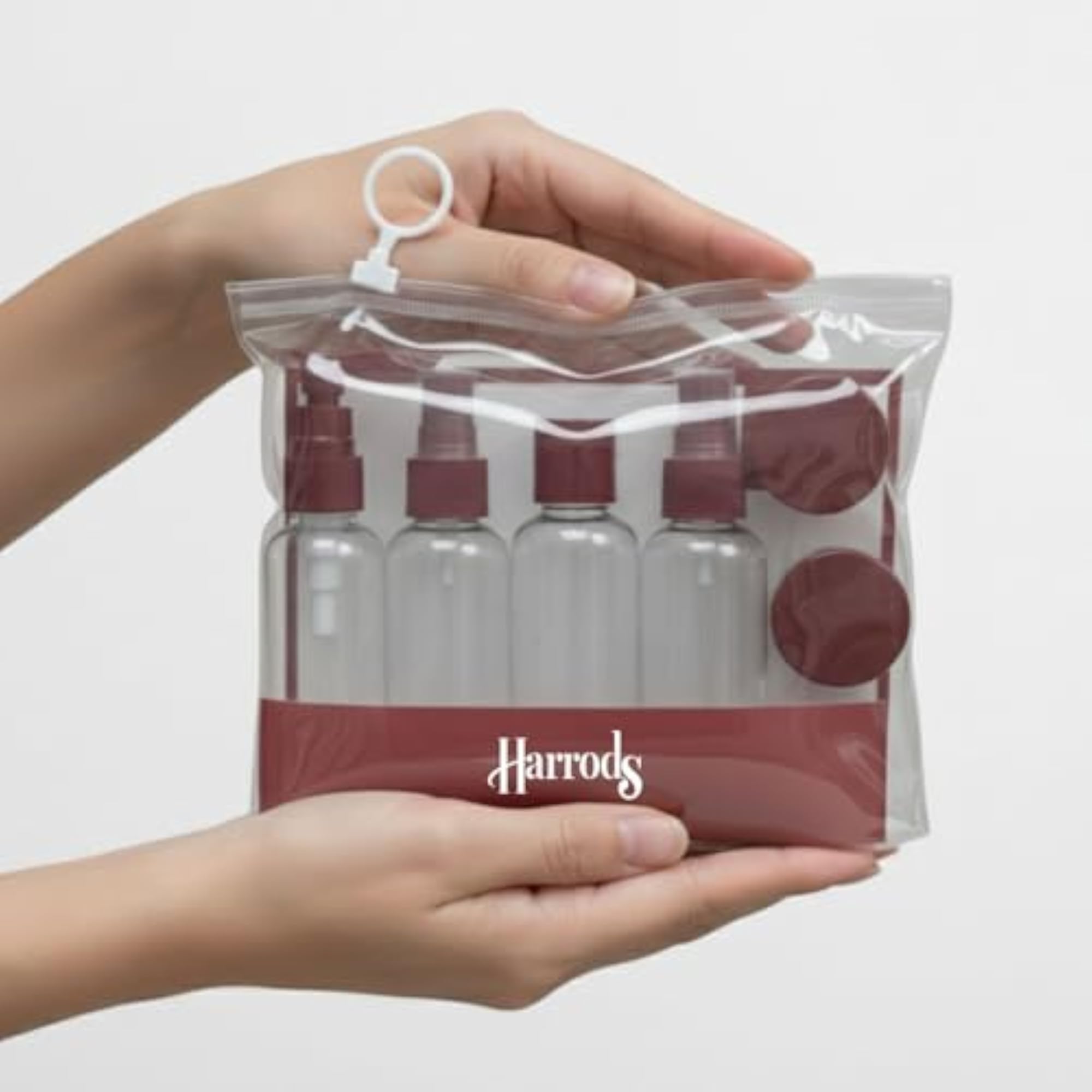 Travel Bottles for Toiletries (5 Pcs Set) with Pouch, Leak-Proof