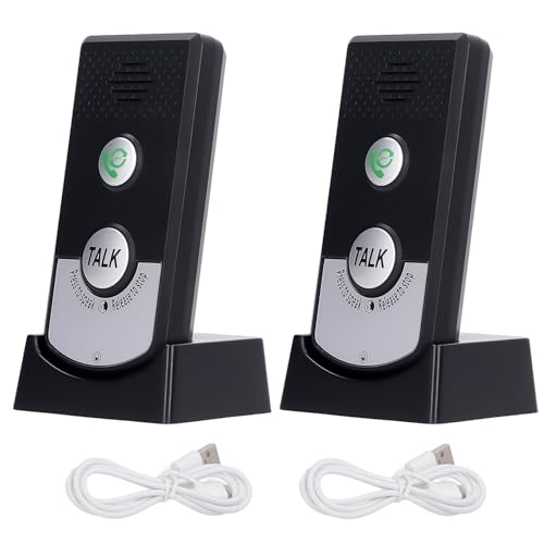 Interfono vocale bidirezionale a lungo raggio, citofono vocale wireless con luce indicatore e...