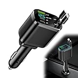 【MATÉRIAU PC DURABLE】：Fabriqué en matériau PC résistant, ce chargeur allume cigare USB garantit une excellente tenue à la chaleur et une longue durée de vie. La puce intégrée régule intelligemment le courant, protège contre la surcharge et assure une charge rapide et sécurisée. Fonctionne de manière fiable comme adaptateur allume cigare USB dans différents environnements automobiles.