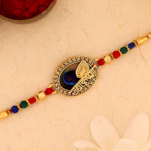 Image of Krishna Vandana Divine Rakhi