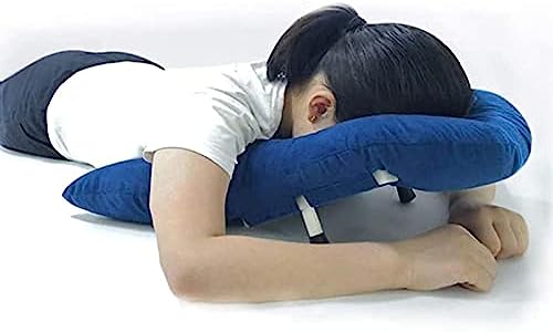 眼科手術後のフェイスダウン枕、網膜剥離、うつ伏せ枕フェイスダウンスリープ、網膜剥離回復装置用のポータブルうつ伏せ枕 (ブルー)