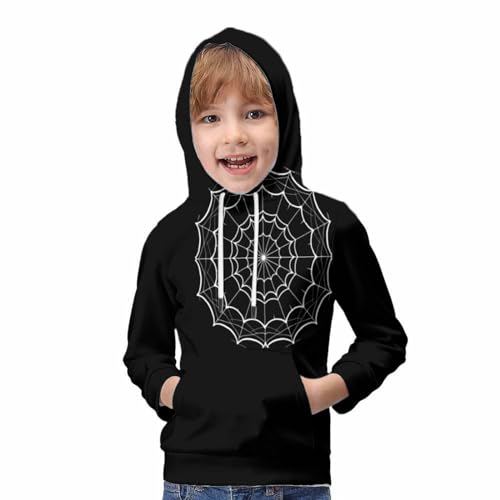 Sweat garçon impression 3D graphique avec motif toile - 5