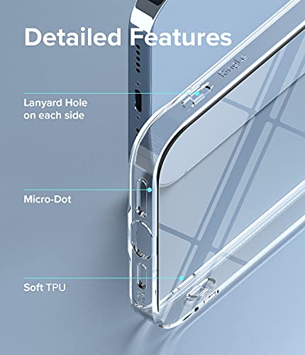 Image of Ringke Air Compatible with iPhone 13 Pro Case Back Cover Transparent Lightweight Soft Flexible TPU Scratch Resistant Natural Form iPhone 13 Pro Back Cover Case - Clear
