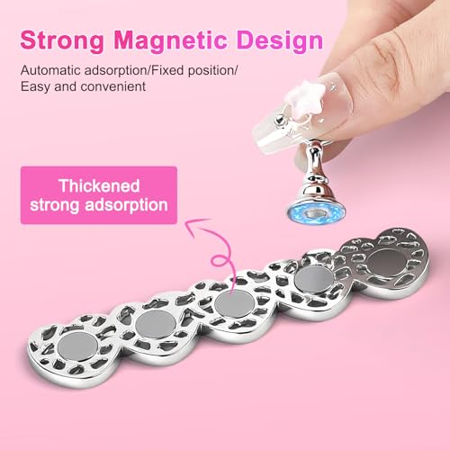 Support à ongles magnétique pour fixer et décorer vos capsules sans colle