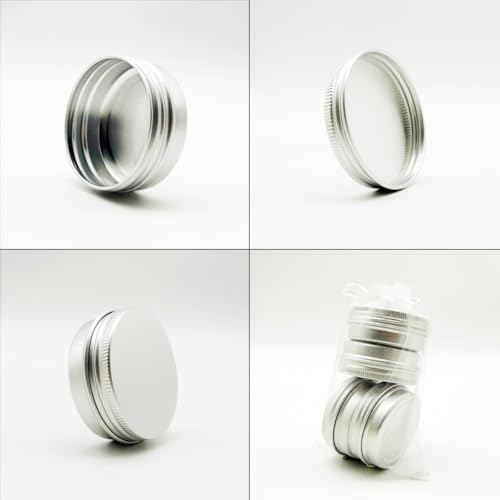 Wopanxye 5pack Aluminum Tin Metal Jars with Screw Cap Lids - Image 4