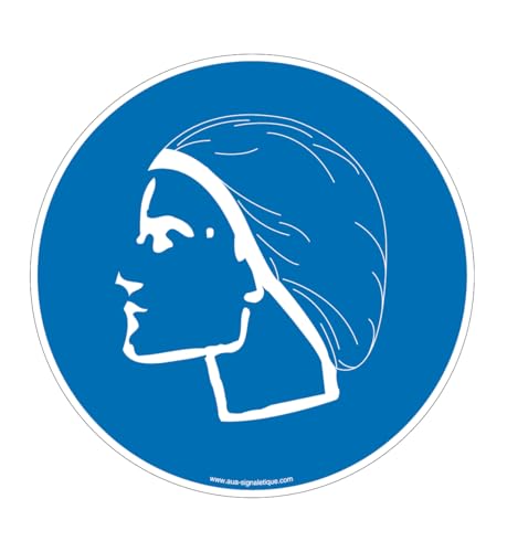 AUA SIGNALETIQUE - Panneau Port Obligatoire de la Charlotte - Ø 450 mm, Aluminium Dibond 3mm