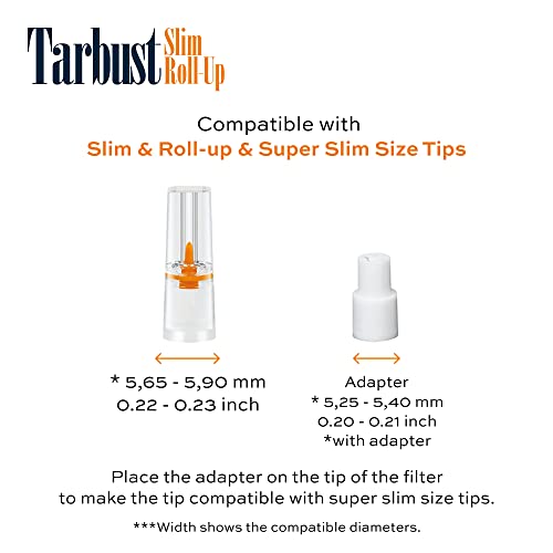 Tarbust Slim 270+30 Sigarettenfilter Opzetstuk, Filter Sigaretten, Anti Teerfilter voor Sigaretten, Anti Teer Filter, Plastic Sigarettenfilter 5.25 mm - 6 mm, Sigarettenmondstuk voor Slim - Afbeelding 6