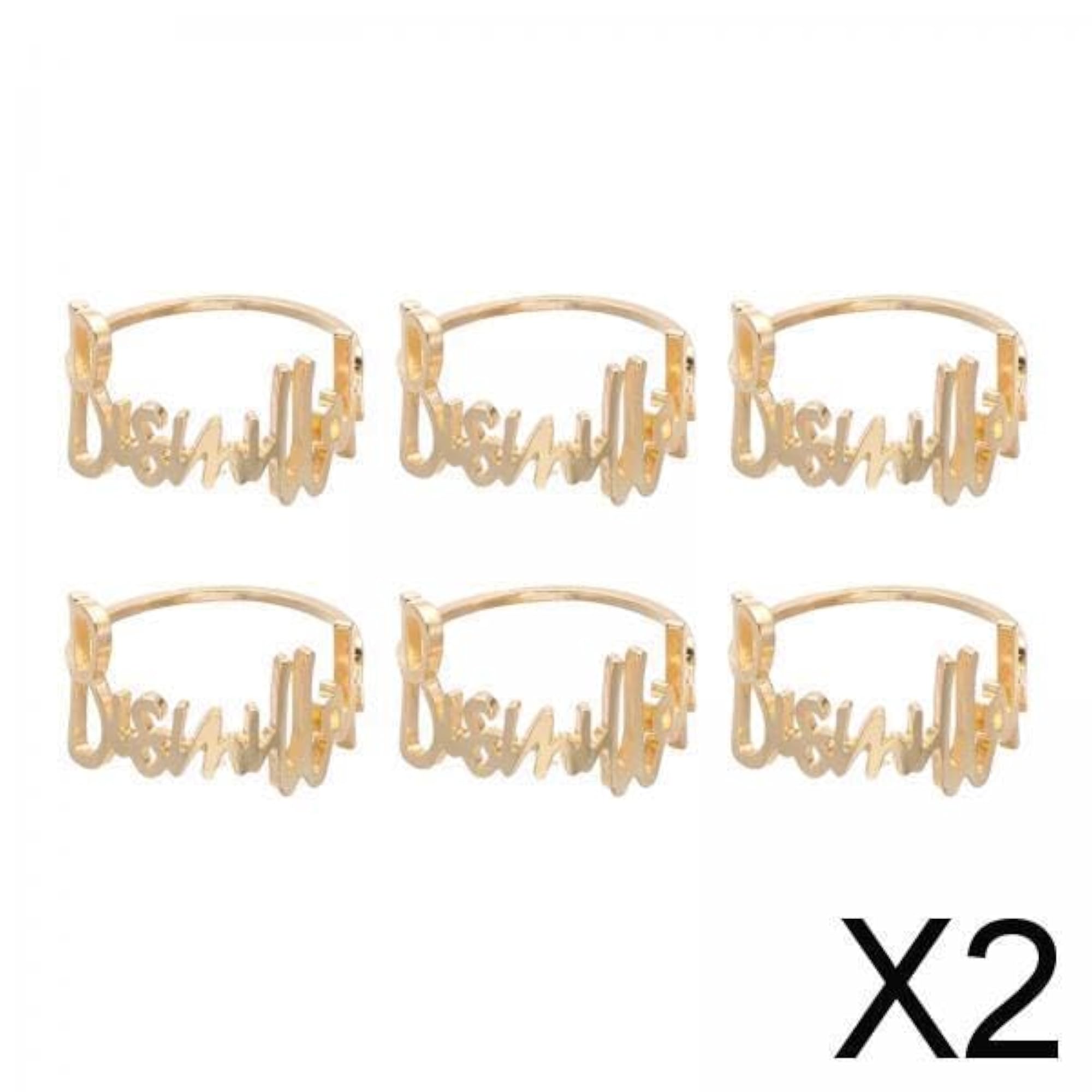 Decorative Napkin Buckles for Holiday Banquets