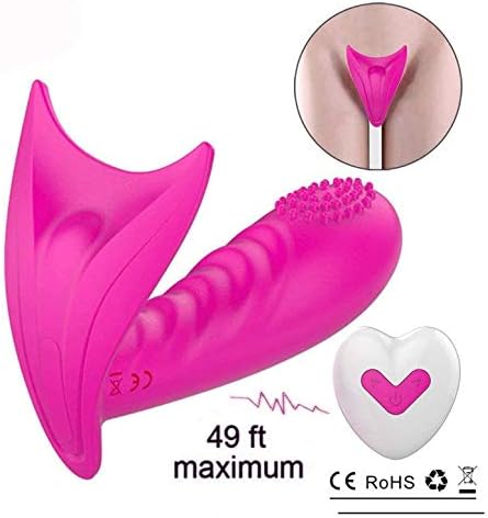 Juvzee Invisible Wearable Powerful Butterfly-Massage Wireless USB Rechargeable Remote Control Toys