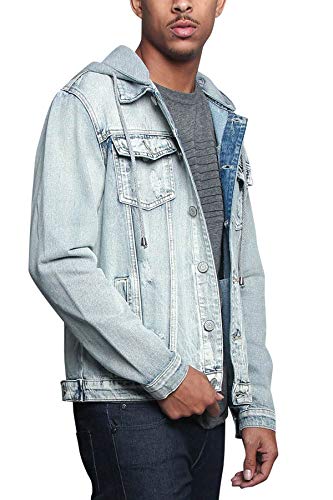 Image of VICTORIOUS Men's Distressed Denim Jacket