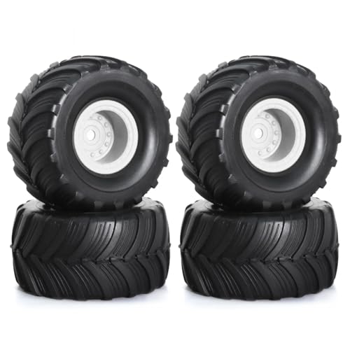 Pneus RC 1.0 Pouces Blancs Haute Performance pour Crawler SCX24 et TRX4M