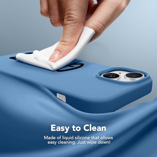Coque silicone iPhone 14 GONEZ avec 2 verres trempés et 2 protections objectif - 7