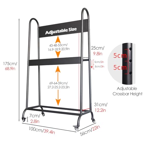 Étagère de rangement pour pneus de garage et atelier sur pied - 5