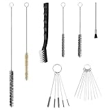 【Cepillos de manguera en varios tamaños】Juego de 17 pinceles con tamaño (30,5 cm/23 cm/17,5 cm/15,5 cm/12 cm/10 cm). Cerdas de nailon suaves y largas. Herramienta de limpieza robusta y flexible. Diferentes tamaños fácilmente accesibles en lugares de difícil acceso. Limpieza efectiva