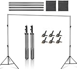 YELANGU Portable and Adjustable 10x9.2Ft Photo Backdrop Stand for Parties, Weddings, and Advertising - Perfect for Photography and Display