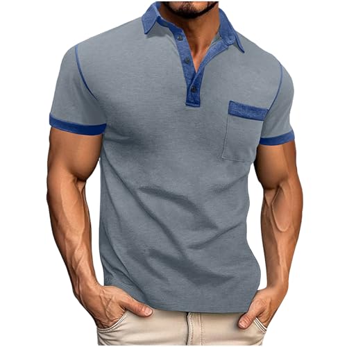 Chemise décontractée à manches courtes type polo pour vos vacances et barbecues