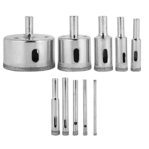 Set de brocas para vidrio de 10 piezas 3-50 mm miniatura 7