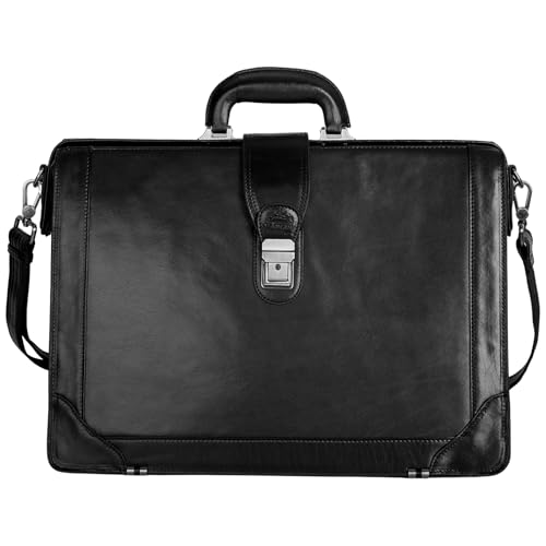 Pelle D&rsquo;oro Luxurious 17.3&rdquo; Laptop Litigator Briefcase