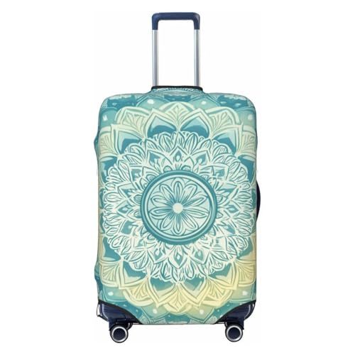 Mandala Flower Print Suitcase Covers Protectors, Luggage Covers For 18~32