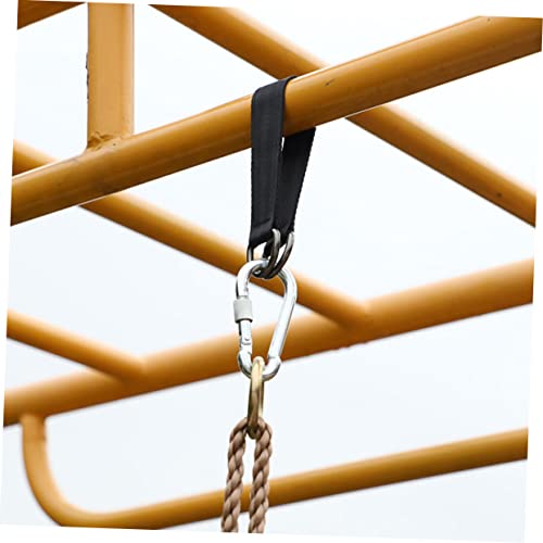 Gogogmee 6pcs Swing Connection Belt Swing Hanging Rope Tree Branch Swing Straps Heavy Duty Hooks Swing Hanging Straps Outdoorswing Swing Rope Gym Kit Polyester Suspension Strap Adjustable