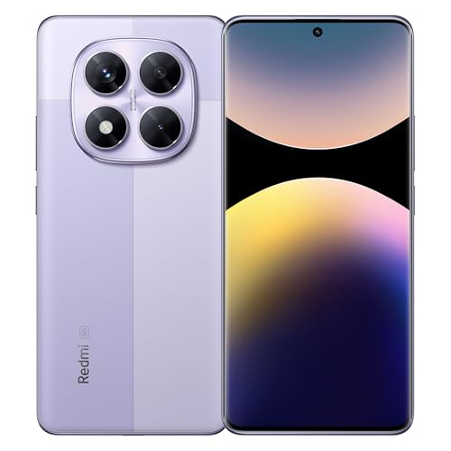 XIAOMI Redmi Note 14 Pro 5G Smartphone sin Cargador, Pantalla AMOLED de 6,67 Pulgadas y 120 Hz, 8 GB + 256 GB, batería de 5110 mAh, Carga rápida de 45 W, Color Violeta