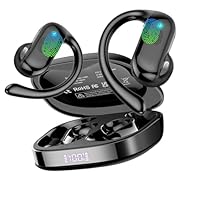 DUSONLAP Open Ear Kopfhörer Bluetooth 5.4 HiFi Stereo, Kopfhörer Kabellos Bluetooth mit ENC Noise Cancelling Mic, 32 Std Ohrhörer mit Ohrhaken, IP7 Wasserfest Sportkopfhörer für Laufen/Fitness/Reiten