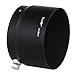 Haoge LH-B61F Metal Lens Hood Shade for Olympus M.ZUIKO Digital ED 75mm F1.8 Lens Black Replaces Olympus LH-61F
