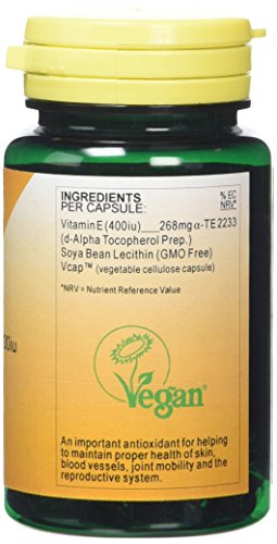 Health Plus E400 Vitamin E Supplement - 30 Gelatin Free Capsules - Image 4