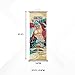 One Piece Anime Wall Scroll, Wanted Posters Collection, Decorative Art Print with Hanging Accessories, 27.5