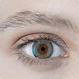 ADORE Graduierte Farbige Kontaktlinsen | +1.75 Diopts| Farbige Linsen für Klare und Dunkle Augen (GREY/BI TONE)