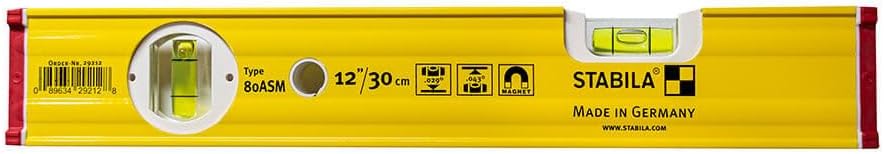 Stabila Spirit Level Type 80 Asm 12In