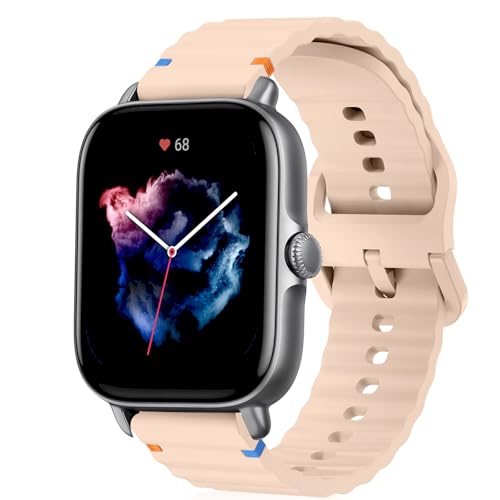 [RosMank] 20mm VR ohAmazfit T-Rex 3 Pro 44mm/Active2/Active/GTR Mini/GTS 4/GTS 3/GTS 2/GTR 42mmΉAAmazfit Bip 3/Bip S/Bip Lit