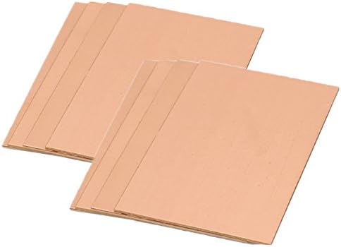 GeeBat 10PCS Double-Sided Copper Clad Laminate PCB Circuit Board 70x100mm 7x10cm FR4 1.5MM Thickness DIY Prototyping PCB Board