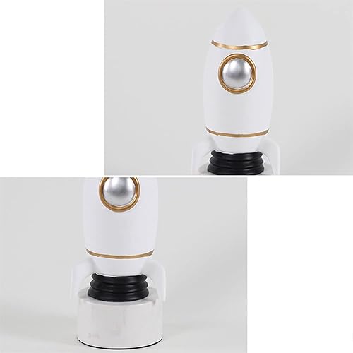 Miniatura 4 de SHUTING2020 Escultura de estatua de feng shui chino, decoración moderna de cohete de escritorio, lindas decoraciones pequeñas, decoraciones de