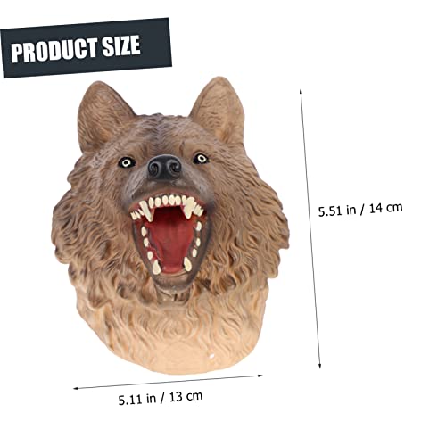 Toyvian Animal Fantoche Crianças Bonecas Brinquedos Brinquedos Artesanais Lobo Fantoches De Dedo Bri