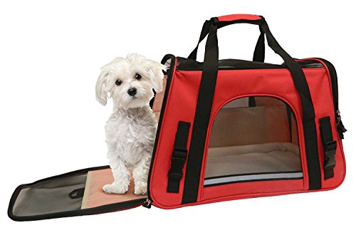 Coleman Adjustable Shoulder Strap Pet Carrier Open Dimensions: 17â€ Wide x 10 Tall x 7.5â€ Deep